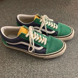 Vans Anaheim Sneakers-Green, Blue and Yellow
